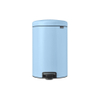 Brabantia NewIcon Poubelle à pédale - 20 litres - seau intérieur en plastique - dreamy blue SW1117469