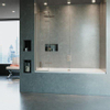 Crosswater Optix 10 pare-baignoire - 90x150cm - 90 degrés - gauche - inox brossé SW876271