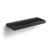 Clou Wash me nouveau lavabo 110cm sans prise céramique noire mate SW440845