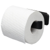 Tiger Tess Toiletrolhouder - zonder klep - zelfklevend/boren - zwart SW877647