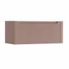 H&R Badmeubelen Juice Wastafelonderkast - 100x45x40cm - rechterhoek afgerond - 1 lade - geïntegreerde greep - strawberry SW1259758