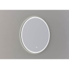 Thebalux miroir modèle M Luxe miroir rond 100cm équipé d'un éclairage LED indirect et direct tout autour fonction de gradation chauffage de miroir changement de couleur 3 couleurs blanc dans cadre noir SW1116467