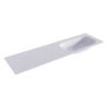 Mondiaz BIG small Cale solid surface inbouw wastafel 160cm rechts SW424968 Mondiaz BIG small Cale solid surface inbouw wastafel 160cm rechts SW424968