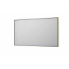 INK SP32 miroir - 140x4x80cm rectangulaire en cadre en acier incl LED indir - chauffage - changement de couleur - dimmable et interrupteur - noir mat SW955835