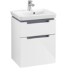 Villeroy & Boch Subway 2.0 wastafelonderkast - 48.5x59cm - 2 lades - glans wit SW479810