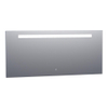 Saniclass Spiegel - 160x70cm - verlichting - aluminium SW278174