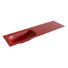 Mondiaz BIG small Fire solid surface inbouw wastafel 160cm links SW424978 Mondiaz BIG small Fire solid surface inbouw wastafel 160cm links SW424978