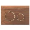 Geberit Sigma 21 bedieningplaat met dualflush frontbediening voor toilet 24.6x16.4cm rood goud / amerikaans noten SW420627 Geberit Sigma 21 bedieningplaat met dualflush frontbediening voor toilet 24.6x16.4cm rood goud / amerikaans noten SW420627