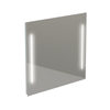 Thebalux type b miroir 80x70cm rectangle avec éclairage led aluminium SW716285