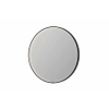 INK SP24 miroir - 100x4x100cm rond dans cadre en acier incl dir LED - chauffage - changement de couleur - dimmable et interrupteur - métal brossé noir SW955889