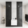 MONDIAZ DENTA 60cm badmeubel talc 2 lades wastafel denia midden 1 kraangat SW411430 MONDIAZ DENTA 60cm badmeubel talc 2 lades wastafel denia midden 1 kraangat SW411430