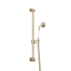 Crosswater Belgravia Ensemble barre de douche - 60cm - douchette à main - flexible de douche - laiton brossé (or) SW1176712