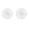 Zack Peco Crochets à serviettes - ronds - ø 4,5 cm - lot de 2 - blanc SW891005