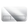 Villeroy en boch Viconnect 2 knops bedieningsplaat chroom GA41209 Villeroy en boch Viconnect 2 knops bedieningsplaat chroom GA41209