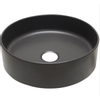 Nemo Go Phaedra opbouwkom rond 400 x 400 x 145 mm porselein mat bronzezwart zonder kraangat OUTLET OUT7055 Nemo Go Phaedra opbouwkom rond 400 x 400 x 145 mm porselein mat bronzezwart zonder kraangat OUTLET OUT7055