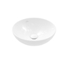 Villeroy & Boch Loop & Friends opzetwastafel - 38x38cm - zonder kraangat - met overloop CeramicPlus - White Alpine (glans wit) SW644143