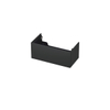 INK Wastafelonderkast - 90x45x37.6cm - 1 lade - push to open - met recht opdekfront - MDF lak - Antraciet mat SW439438