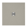 Zeza Grade Douchebak - 80x80cm - antislip - antibacterieel - mineraalmarmer - vierkant - mat new pearl (beige) SW1152852
