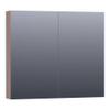 Saniclass Plain Spiegelkast 80x70x15cm Legno Viola SW393113 Saniclass Plain Spiegelkast 80x70x15cm Legno Viola SW393113