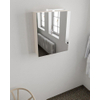 Mondiaz CUBB armoire de toilette – 50 x 70 x 16 cm – 1 porte – Linen (blanc cassé) SW1216099