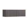 H&R Badmeubelen Juice Wastafelonderkast - 140x45x40cm - linkerhoek afgerond - 3D-front - 2 lades - geïntegreerde greep - wenge SW1260201