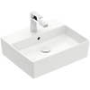 Villeroy & Boch memento 2.0 opzetwastafel - 50x42cm - met 1 kraangat - met overloop - White Alpine (glans wit) SW479653
