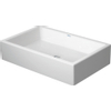 Duravit Vero air Opbouwwastafel - geslepen - zonder kraangat - zonder overloop - 60x38cm - met wondergliss - inclusief bevestiging - wit SW157027