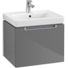 Villeroy & boch Subway 2.0 wastafelonderkast 53.7x42x42.3cm Grijs hoogglans 1024293 Villeroy & boch Subway 2.0 wastafelonderkast 53.7x42x42.3cm Grijs hoogglans 1024293