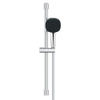 GROHE Vitalio Comfort 110 Ensemble barre de douche - 60cm - douchette à main carrée - 3 types de jets - flexible de douche lisse - chrome SW1028285