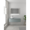 Bruynzeel Giro badmeubelset 49x120x46cm 1 wasbak 1 lade met spiegel met softclose composite fjord groen SW384202 Bruynzeel Giro badmeubelset 49x120x46cm 1 wasbak 1 lade met spiegel met softclose composite fjord groen SW384202