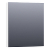 Saniclass Plain Spiegelkast 59x70x15cm Mat Wit Linksdraaiend SW393133 Saniclass Plain Spiegelkast 59x70x15cm Mat Wit Linksdraaiend SW393133