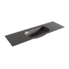 Mondiaz BIG small Darkgrey solid surface inbouw wastafel 150cm midden SW423422 Mondiaz BIG small Darkgrey solid surface inbouw wastafel 150cm midden SW423422