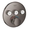 Grohe Grohtherm smartcontrol robinet thermostatique encastré avec inverseur pour 3 fonctions rond Hard Graphite SW354633 Grohe Grohtherm smartcontrol robinet thermostatique encastré avec inverseur pour 3 fonctions rond Hard Graphite SW354633
