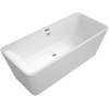 Villeroy & Boch Squaro Edge kunststof duobad quaryl rechthoekig 180x80x45cm incl. afvoer-/overloopcombinatie en watertoevoer mat wit SW453979 Villeroy & Boch Squaro Edge kunststof duobad quaryl rechthoekig 180x80x45cm incl. afvoer-/overloopcombinatie en watertoevoer mat wit SW453979