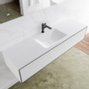 Mondiaz Lagom Meuble avec 1 tiroir 150x30x45cm vasque Cloud central 1 trou de robinet Solid Surface Urban SW409248