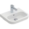 Villeroy en Boch Architectura fontein 45x38cm met kraangat met overloop ceramic+ wit 1025281 Villeroy en Boch Architectura fontein 45x38cm met kraangat met overloop ceramic+ wit 1025281
