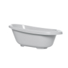 Bébé-jou Sense Baignoire bébé 79.5x41.5cm Gris clair SW648568 Bébé-jou Sense Baignoire bébé 79.5x41.5cm Gris clair SW648568