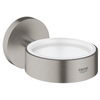 GROHE Essentials Support mural - pour distributeur de savon/verre - super acier SW97630