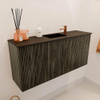 Mondiaz JOYA 90cm toiletmeubel - kleur Shadow - Wastafel FAYE positie Midden 1 kraangat kleur Urban. SW1421482