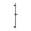Fortifura Calvi Glijstang - met geïntegreerde - wandaansluitbocht - 90cm - mat zwart SW1111528