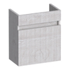 BRAUER Joy Wavy meuble sous lave-mains - 40x45x22cm - porte s'ouvrant à gauche - sans poignée - Forest Seashell SW1204195