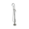 Fortifura Calvi vrijstaande badkraan - 113cm - met handdoucheset - PVD - geborsteld RVS SW377863