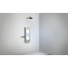 Sunshower Round Small Plus infrarood en UV licht opbouw incl. wandbeugel 95x33x12cm Sand White SW769444