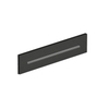 Hotbath Mate Cascade - inbouw - wand - rechthoek - PVD - mat zwart SW1117906