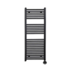 Sanicare Lumara Radiateur electrique - 120x50cm - 750W - thermostat noir - en bas à droite - aluminium - noir mat SW1581512