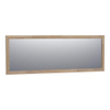 BRAUER Natural Wood Miroir 200x70x1.8cm rectangulaire assemblage à dents de scie grey oak SW28172