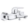 GROHE Eurostyle New badkraan met omstel en koppelingen met gesloten greep chroom SW60376