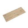 Saniclass Tops Topblad - 140x1.2x46cm - afgeronde hoeken - rustiek eiken SW1239496