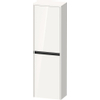 Duravit Ketho.2 Armoire mi-haute 40x24x132cm 2 Portes battantes à droite Panneau de particules blanc Brillant SW771964