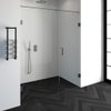 Saniclass Create douchedeur 170x200cm 2-delig profielloos met antikalk en 8mm veiligheidsglas geborsteld RVS SW223738 Saniclass Create douchedeur 170x200cm 2-delig profielloos met antikalk en 8mm veiligheidsglas geborsteld RVS SW223738